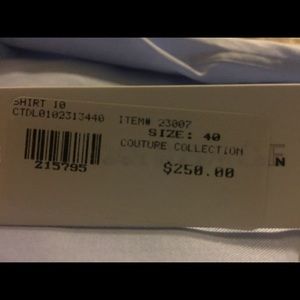 Versace Couture Collection Button Up Brand New